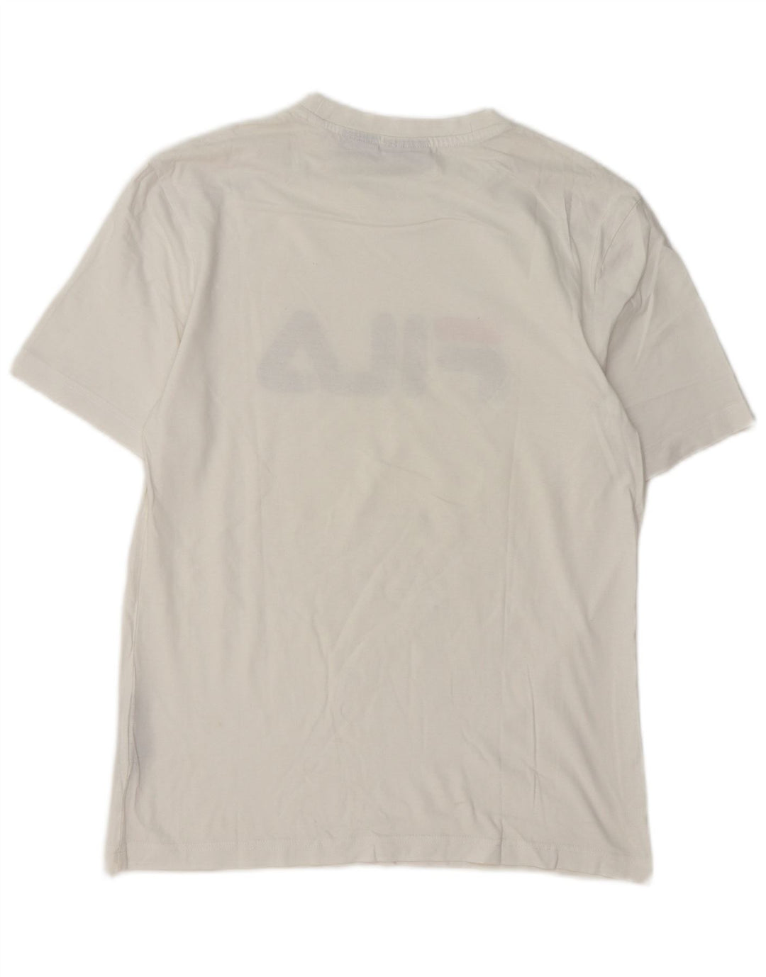 Tricou grafic Fila pentru bărbați Top mic Bumbac alb