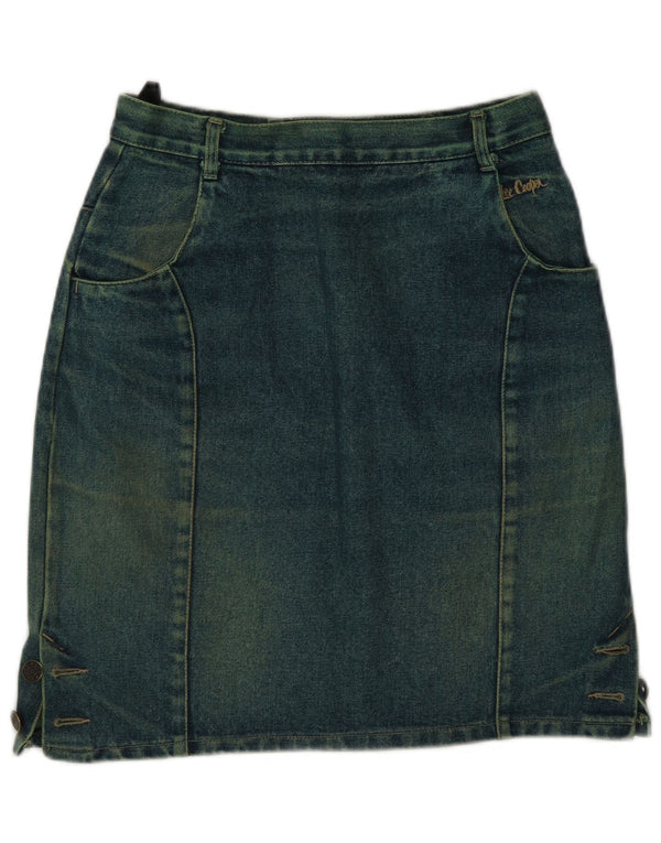 Fusta de blugi pentru femei Lee Cooper IT 42 Medium W26 Bumbac verde