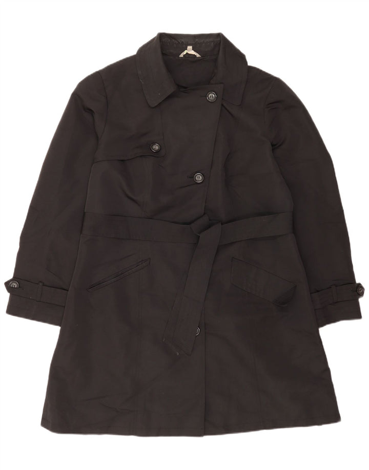 Trench pentru femei Marks & Spencer UK 16 Poliester negru mare