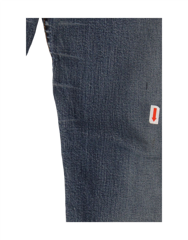 MELTIN' POT Womens Straight Jeans W30 L29 Blue Cotton