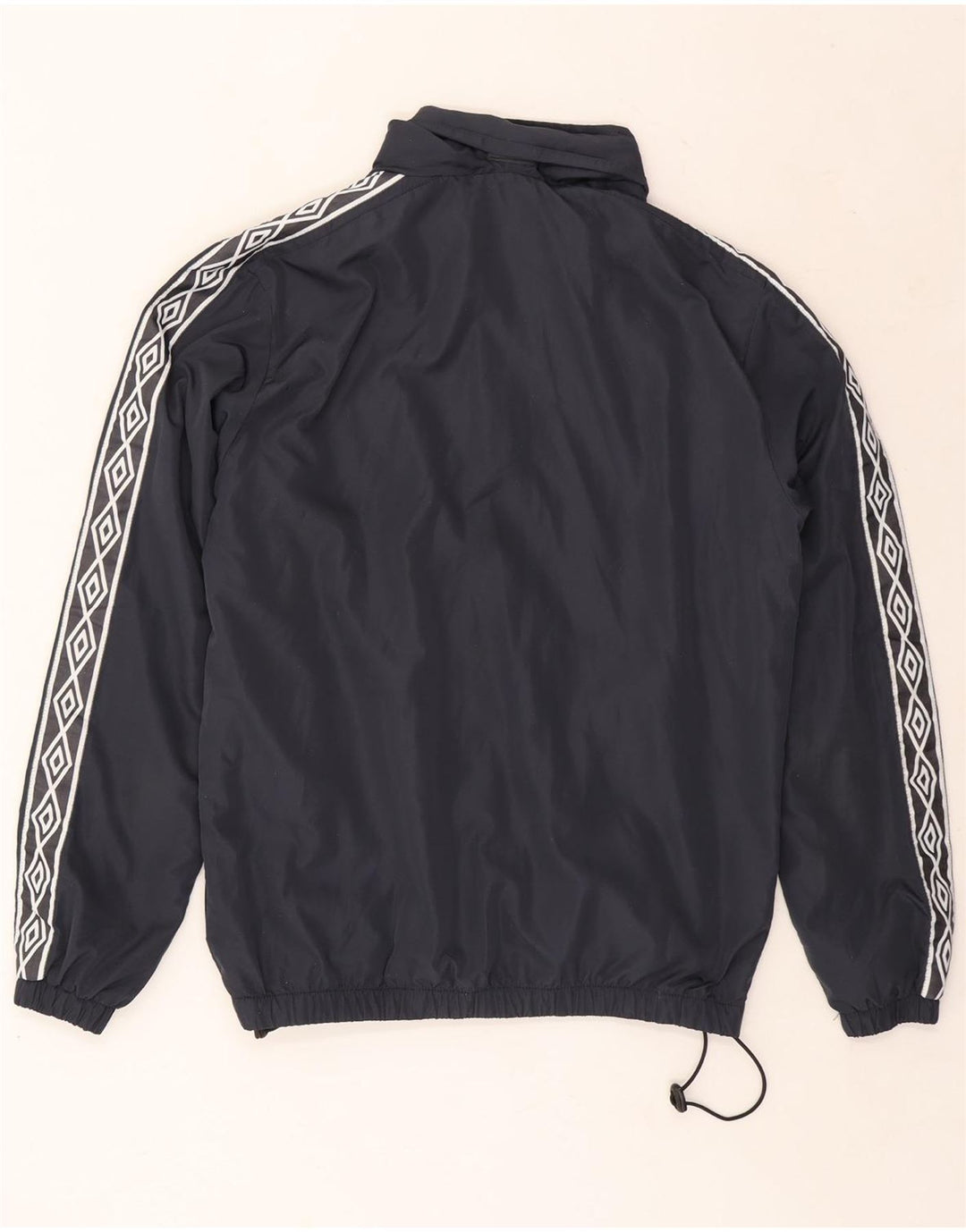 UMBRO Jachetă de trening grafică pentru bărbați, cu glugă, poliester, albastru mic