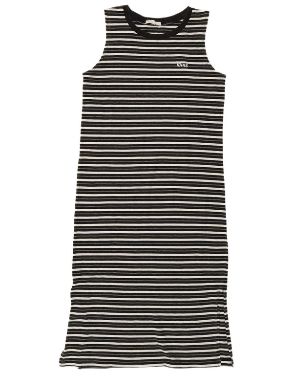 Rochie tricou fără mâneci pentru femei Vans UK 10 Small Black Pinstripe