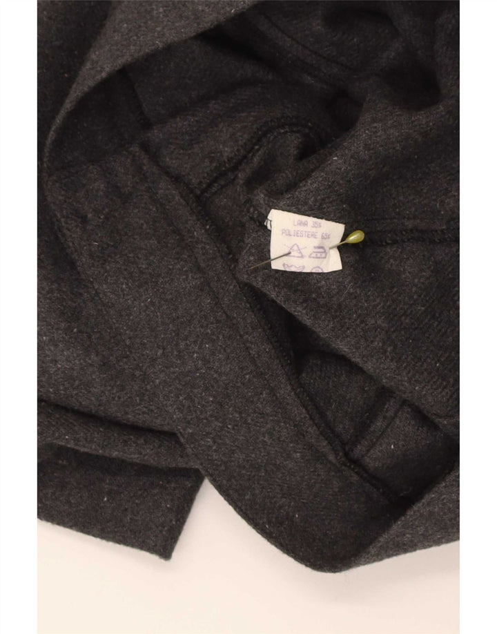 Pantaloni scurți casual vintage pentru femei, mari W30, poliester gri
