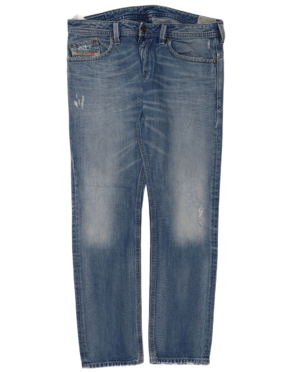 Jeans skinny pentru bărbați Diesel Thavar Slim W34 L30 Bumbac albastru
