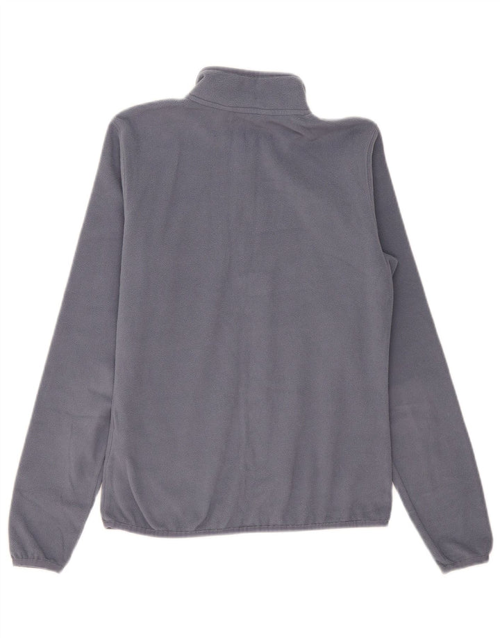 Pulover din lână The North Face pentru femei, cu fermoar și gât, UK 10, poliester, gri mic