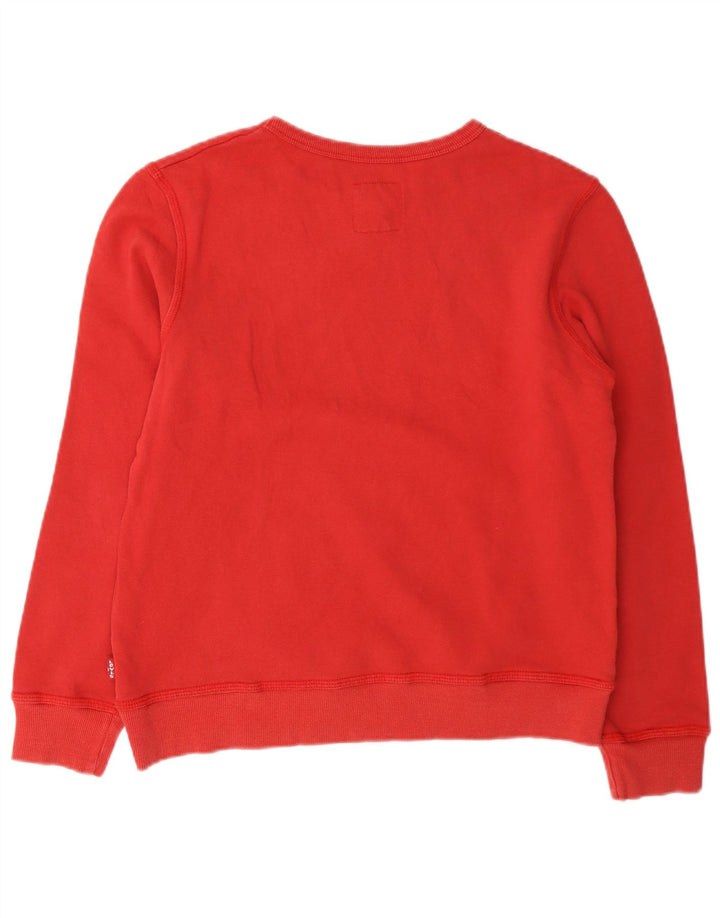 Pulover Levi's pentru băieți, cu grafică, 11-12 ani, roșu