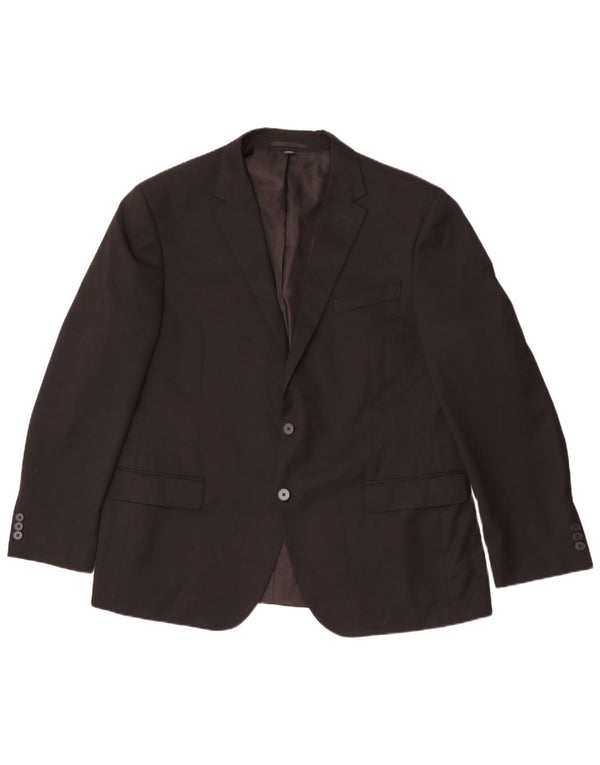 Jachetă pentru bărbați Marks & Spencer cu 2 nasturi, UK 46 XL, poliester negru
