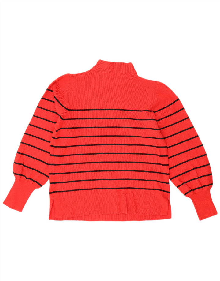 Pulover cu gât țestoasă pentru femei Marks & Spencer UK 14 Medium Red Dunge
