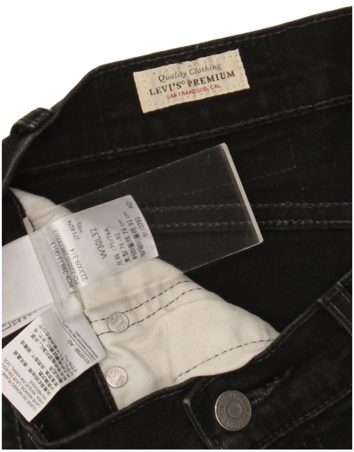 Blugi slim pentru bărbați Levi's W30 L29 bumbac negru