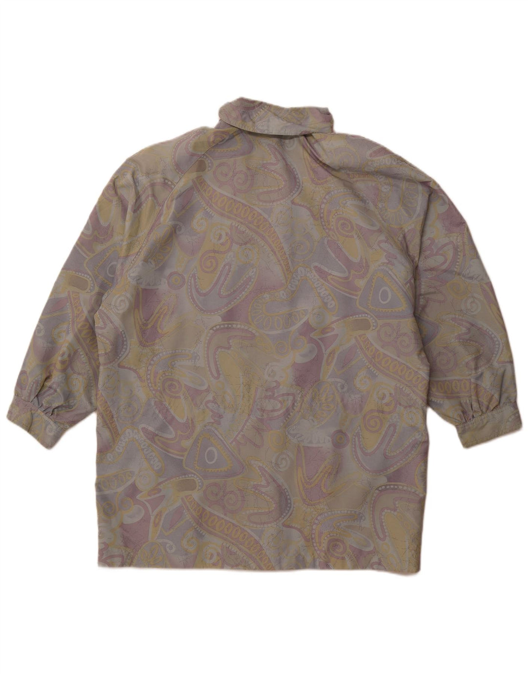 VINTAGE Jachetă de vânt pentru femei cu model abstract EU 42 mare multicoloră
