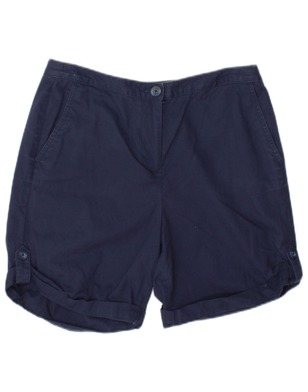 Pantaloni scurti chino pentru femei Marks & Spencer UK 10 Small W27 Bumbac bleumarin