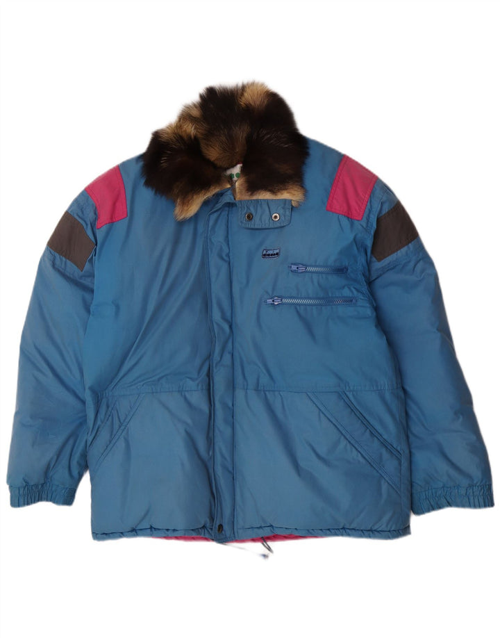 Jachetă căptușită reversibilă pentru bărbați Diadora UK 36 Small Blue