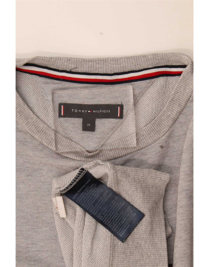 Hanorac grafic pentru bărbați Tommy Hilfiger Jumper Medium Gri Colorblock