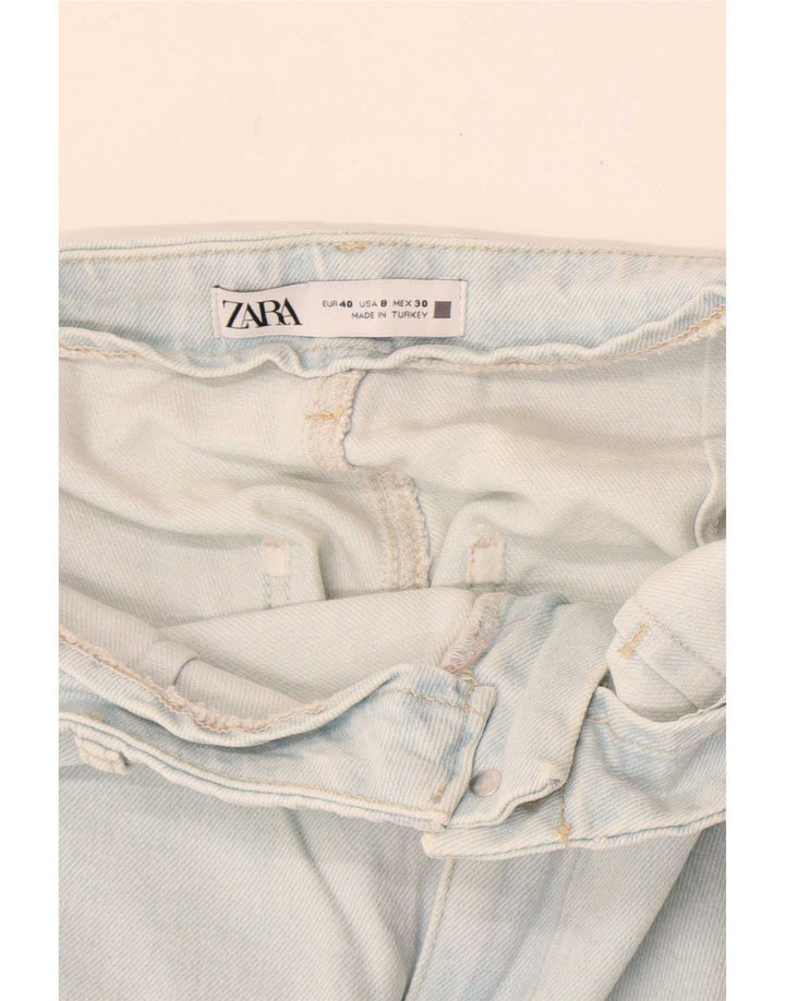 Blugi pentru femei Zara cu picioare late EU 40 Medium W30 L26 Albastru