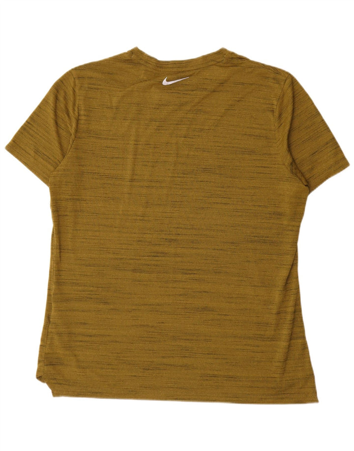 Tricou NIKE Dri Fit pentru bărbați Top mare din poliester cu pete kaki