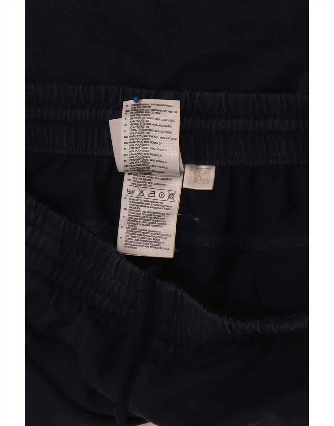 Pantaloni scurți sport pentru bărbați Adidas, bumbac mediu, albastru bleumarin