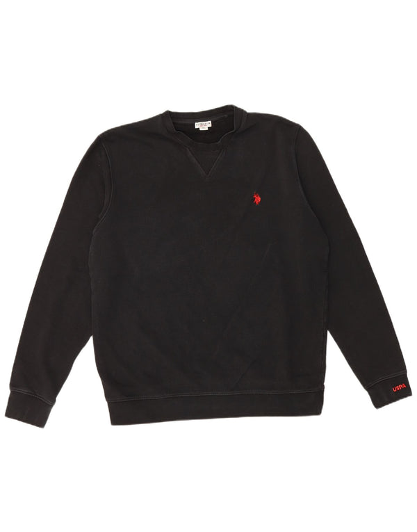 U.S. Polo Assn. Pulover pentru bărbați, 2XL, negru