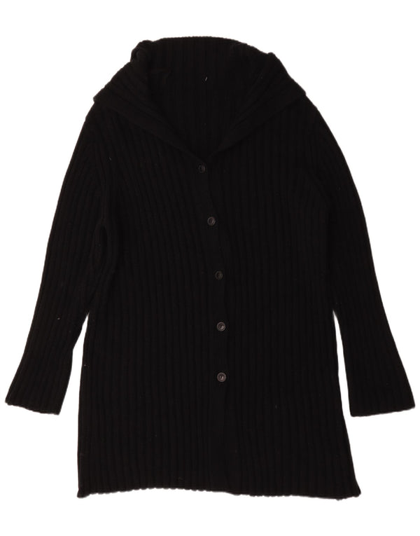 Pulover cardigan cu paragate pentru femei Marks & Spencer UK 22 3XL Negru Acrilic