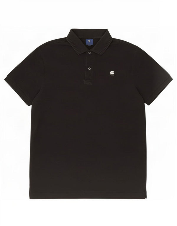 Tricou polo pentru bărbați G-Star, bumbac mediu negru