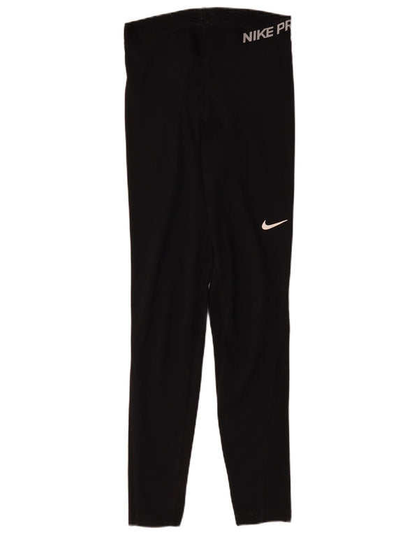 Leggings Nike Dri Fit Graphic pentru femei UK 8 Small Black
