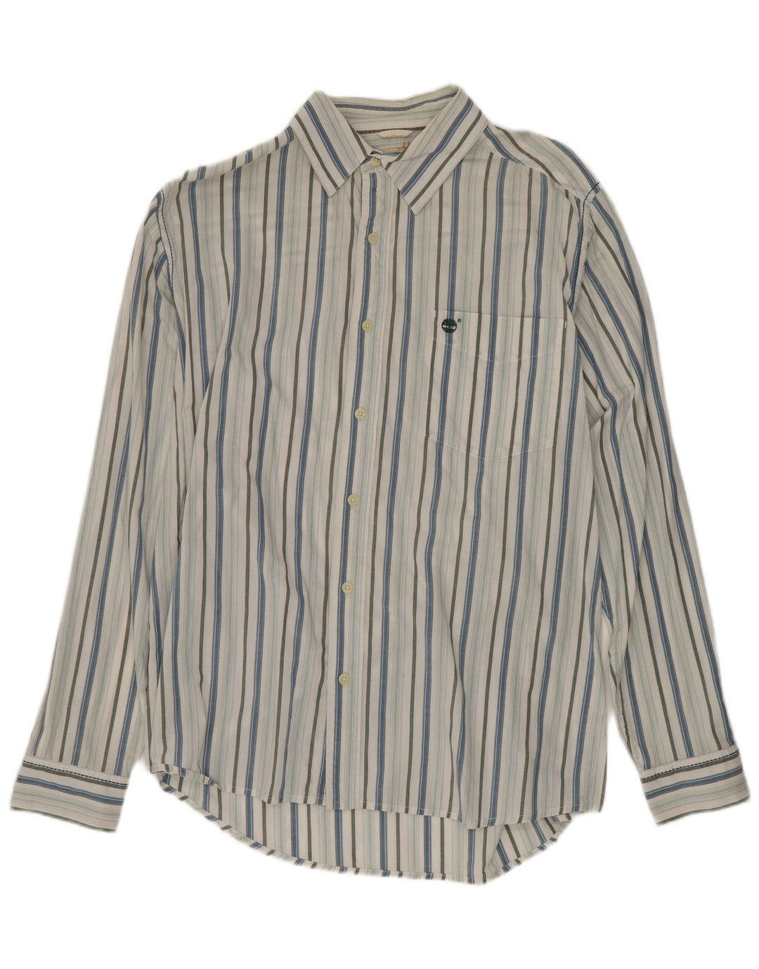 Cămașă Timberland pentru bărbați, bumbac cu dungi mari, albastre