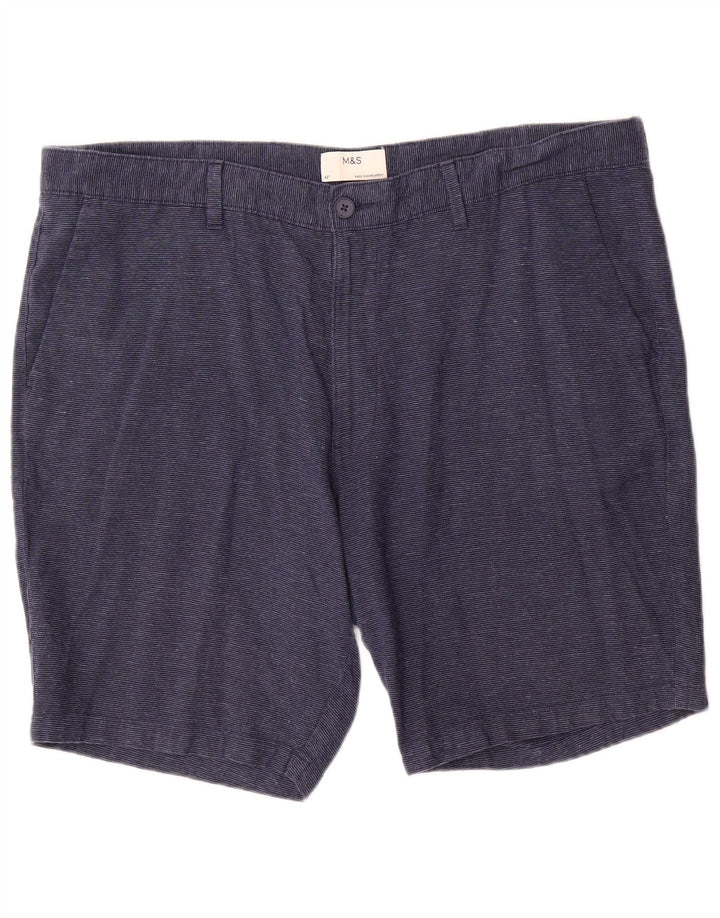 Marks & Spencer pantaloni scurți chino pentru bărbați W42 2XL in albastru