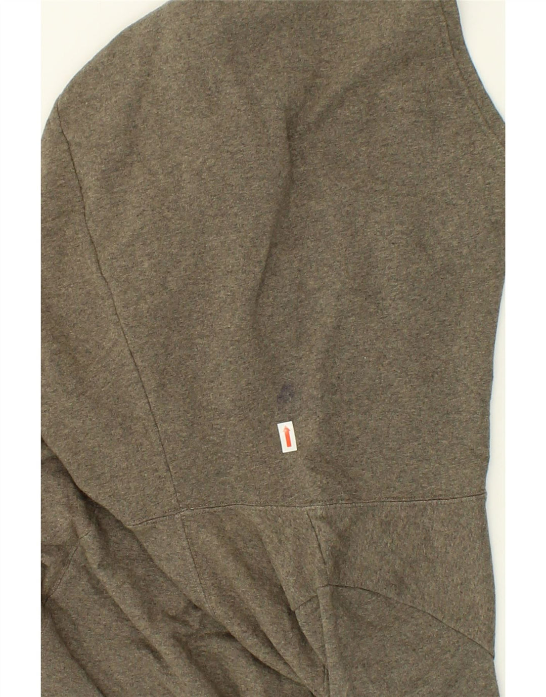 CONVERSE Womens Crop Hoodie Jumper UK 12 Medium Grey Cotton Vintage Converse and Second-Hand Converse from Messina Hembry 