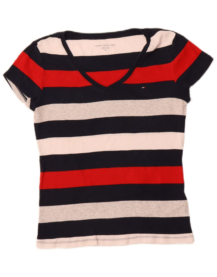 TOMMY HILFIGER Tricou pentru femei Top UK 12 Medium Multicolore Dungi