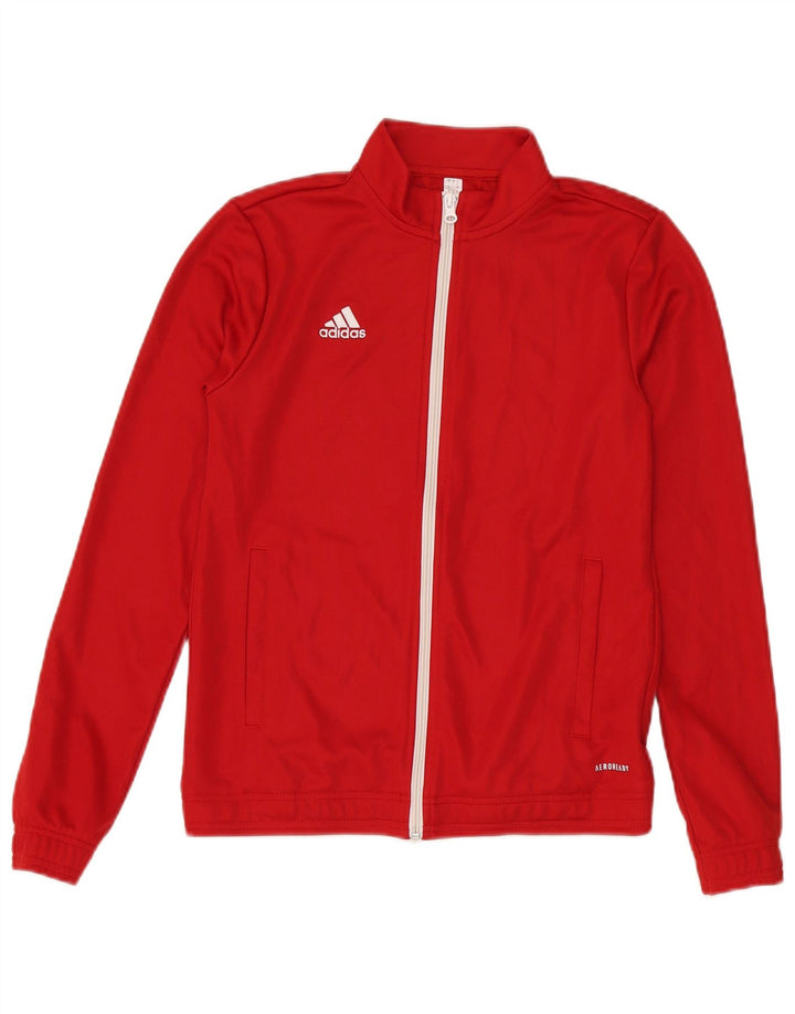 Jachetă de top pentru trening Adidas Aeroready pentru femei UK 8/10 Poliester roșu mic