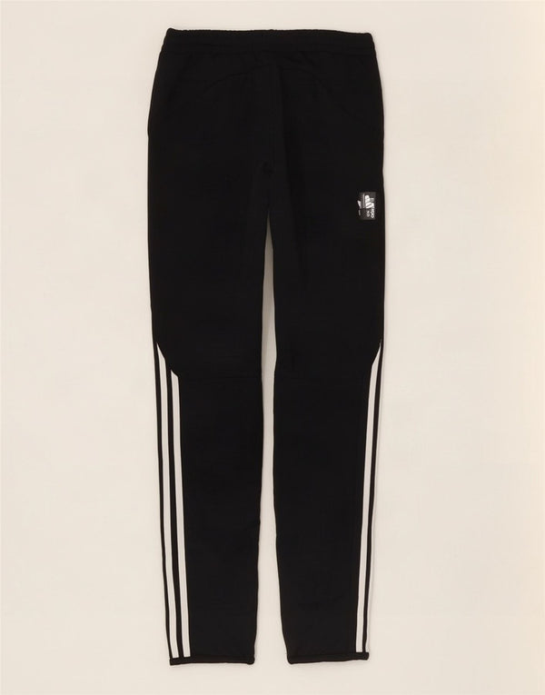 Pantaloni de trening Adidas pentru femei UK 8 Poliester negru mic