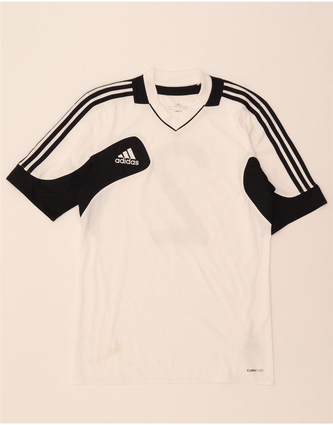 ADIDAS Mens Climacool Graphic T-Shirt Top UK 38/40 Medium White Vintage Adidas and Second-Hand Adidas from Messina Hembry 