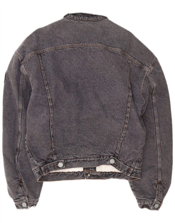 Jachetă pentru bărbați Chambers Sherpa denim UK 38, bumbac gri mediu
