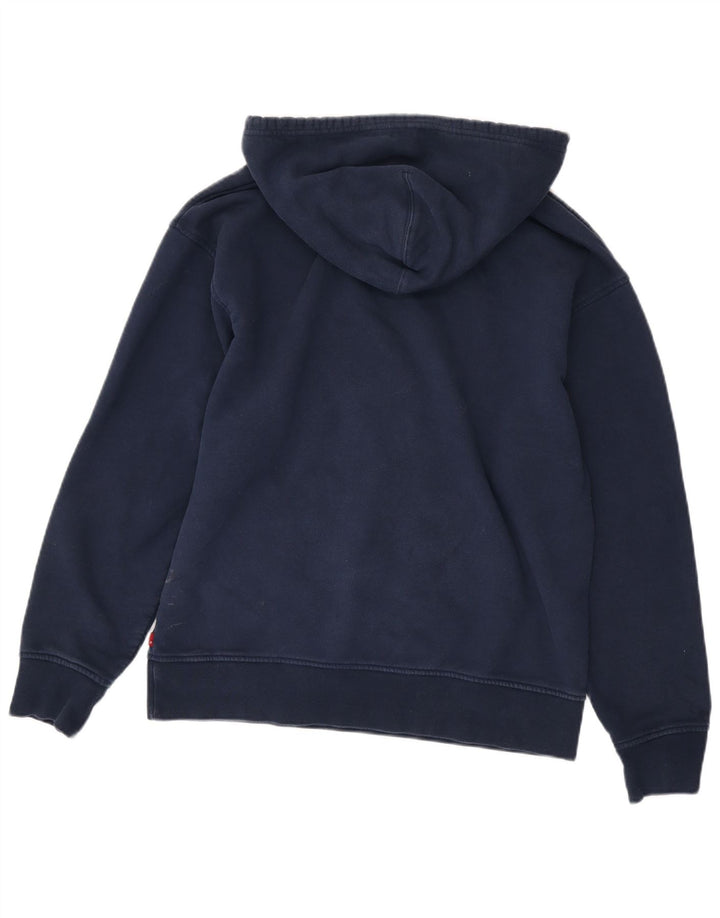 Pulover Levi's pentru bărbați, relaxat, cu glugă, din bumbac, albastru bleumarin