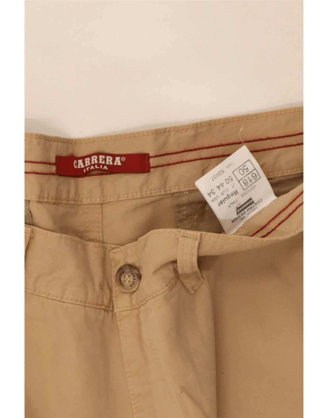 Pantaloni scurți pentru bărbați Carrera 618 Cargo W34, mare, bej, bumbac