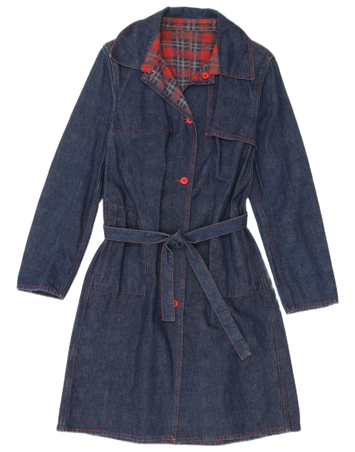 Palton de blugi pentru femei VINTAGE UK 14 Medium Bleumarin