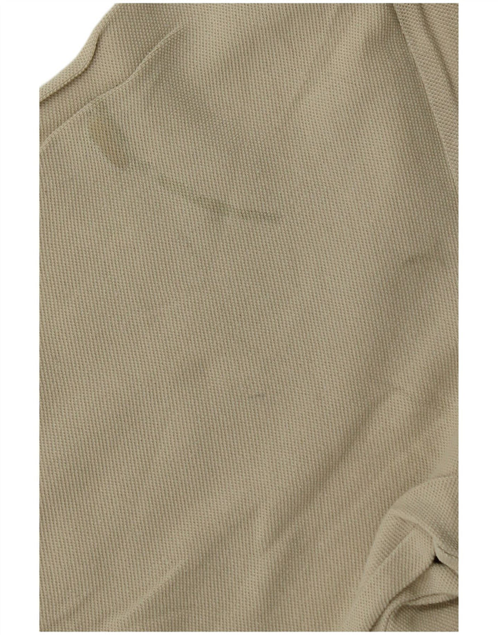 Tricou polo cu mânecă lungă pentru bărbați Asics Bej mic