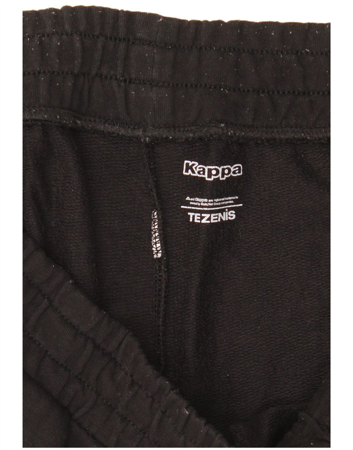 Pantaloni de trening cu grafică pentru bărbați Kappa Pantaloni de jogging, mediu negru, color block
