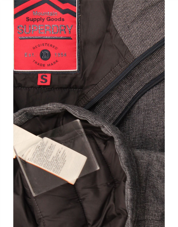 Jachetă căptușită pentru bărbați Superdry UK 36 Poliester bleumarin mic