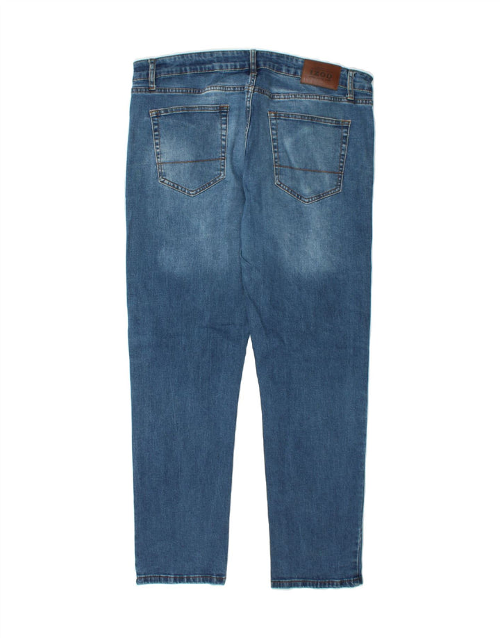 IZOD Mens Stretch Comfort Fit Slim Jeans W38 L31  Blue Vintage Izod and Second-Hand Izod from Messina Hembry 