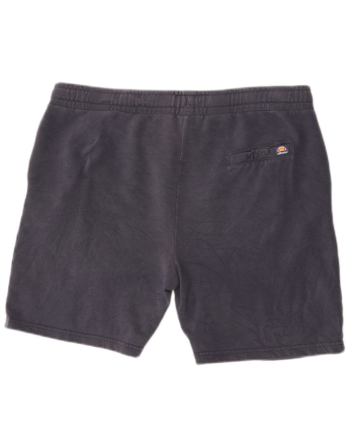 Pantaloni scurți sport Ellesse pentru bărbați, bumbac, albastru bleumarin mediu