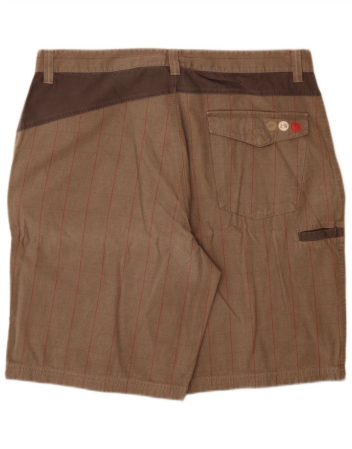 Pantaloni scurți cargo Nike pentru bărbați, XL W38, bumbac cu carouri gri