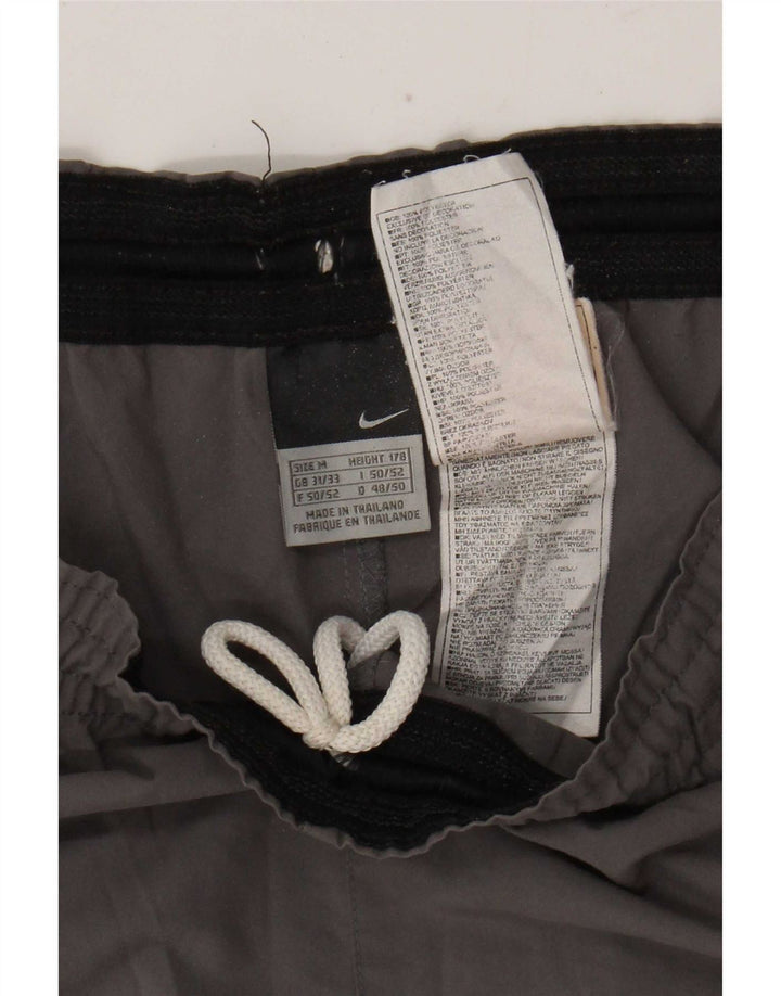 Pantaloni scurți sport Nike pentru bărbați, gri mediu, poliester color bloc