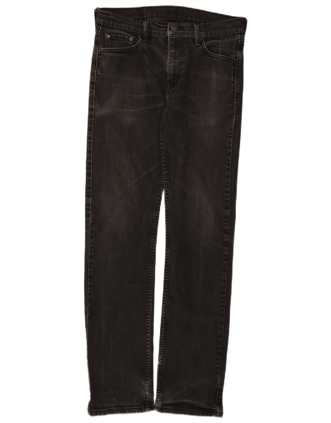 Blugi drepti pentru bărbați Levi's W30 L31 negri