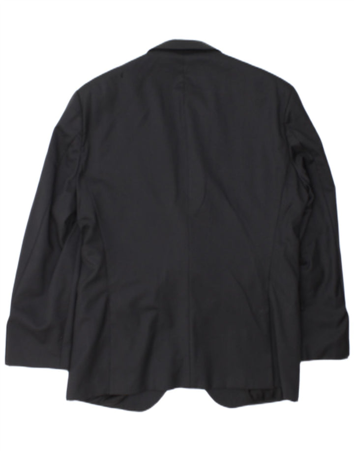 Jachetă pentru bărbați Hugo Boss, croită cu 2 nasturi, EU 52 XL, gri cu dungi