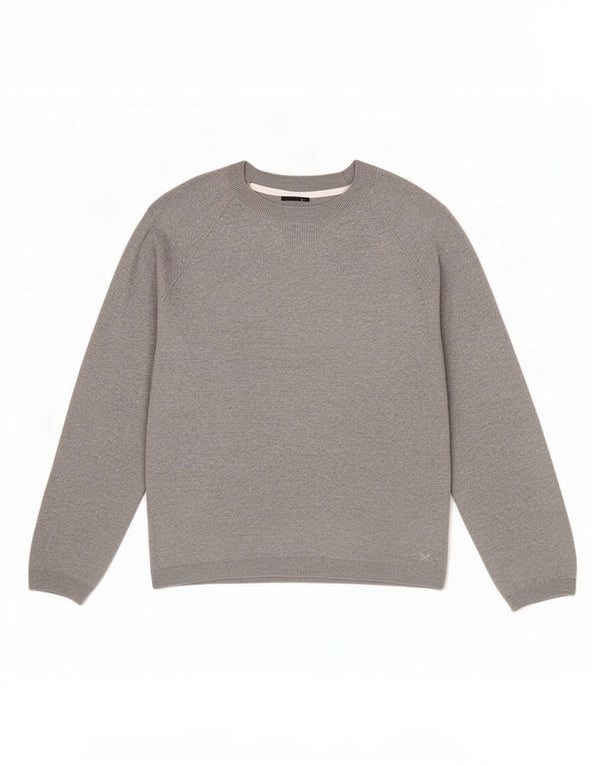 Crew Clothing Pulover pentru femei, cu gât cu barcă, cu o formă largi, UK 18 XL, gri