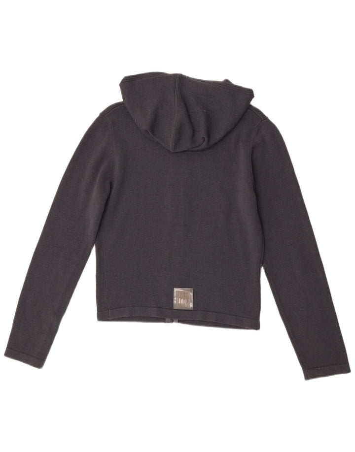 Pulover cardigan cu glugă Killer Loop pentru femei UK 12 Medium Bleumarin