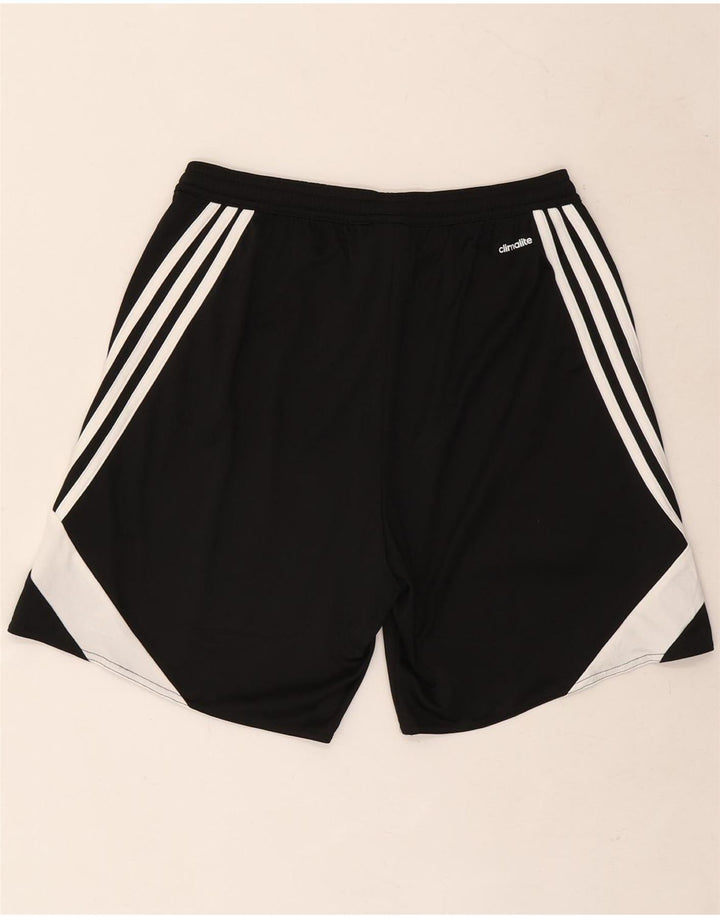 Pantaloni scurți sport pentru bărbați Adidas Climalite, mediu negru, poliester color bloc