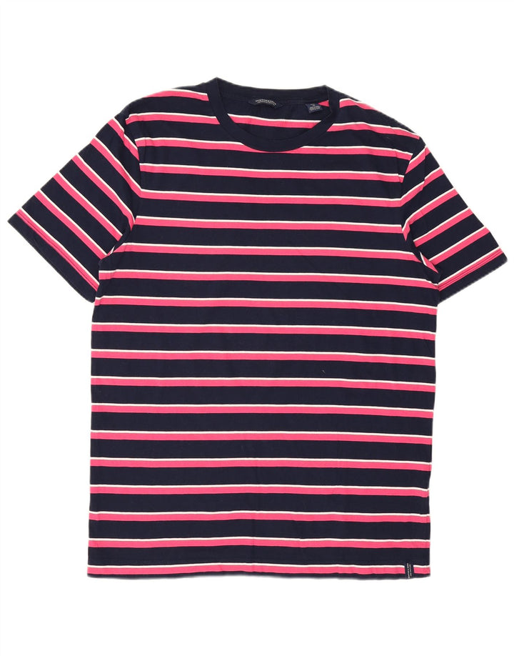 Tricou pentru bărbați Scotch & Soda Top Mediu Bleumarin în dungi