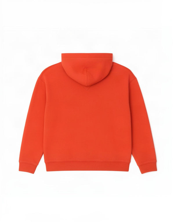 Pulover supradimensionat pentru femei Tommy Hilfiger UK 14 Bumbac roșu mediu