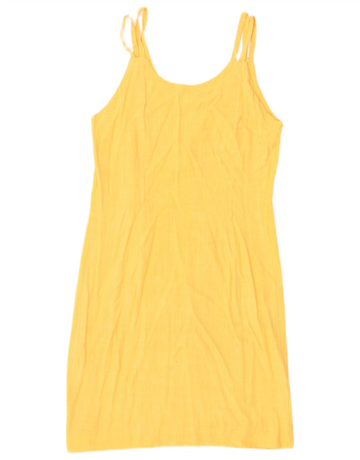 Rochie de soare vintage pentru femei UK 12 Galben mediu